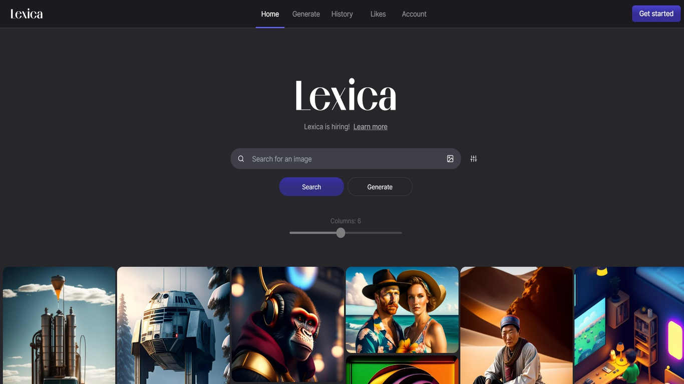 Lexica.art Demo | The Stable Diffusion search engine - AI Demos